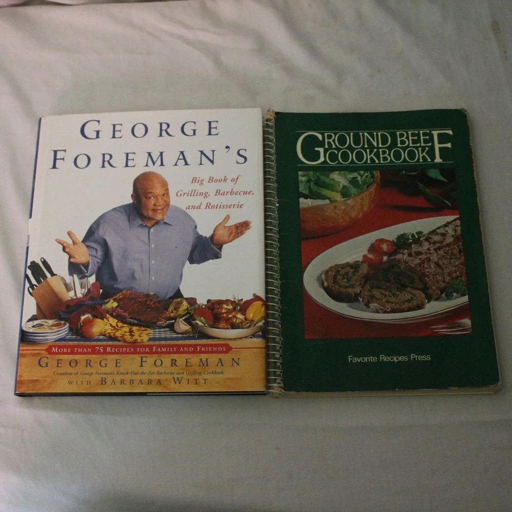 George Foreman Grilling Cookbook Bundle‎ Ground Beef Recipes Barbecue